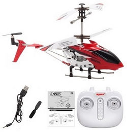 Shcong Syma S107H RC Helicopter RTF Red