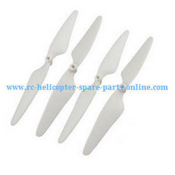 Shcong Hubsan H216A RC Quadcopter accessories list spare parts main blades (White)