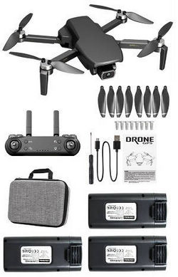 Shcong SG108 L108 SG108-S drone with portable bag and 3 battery, RTF Black